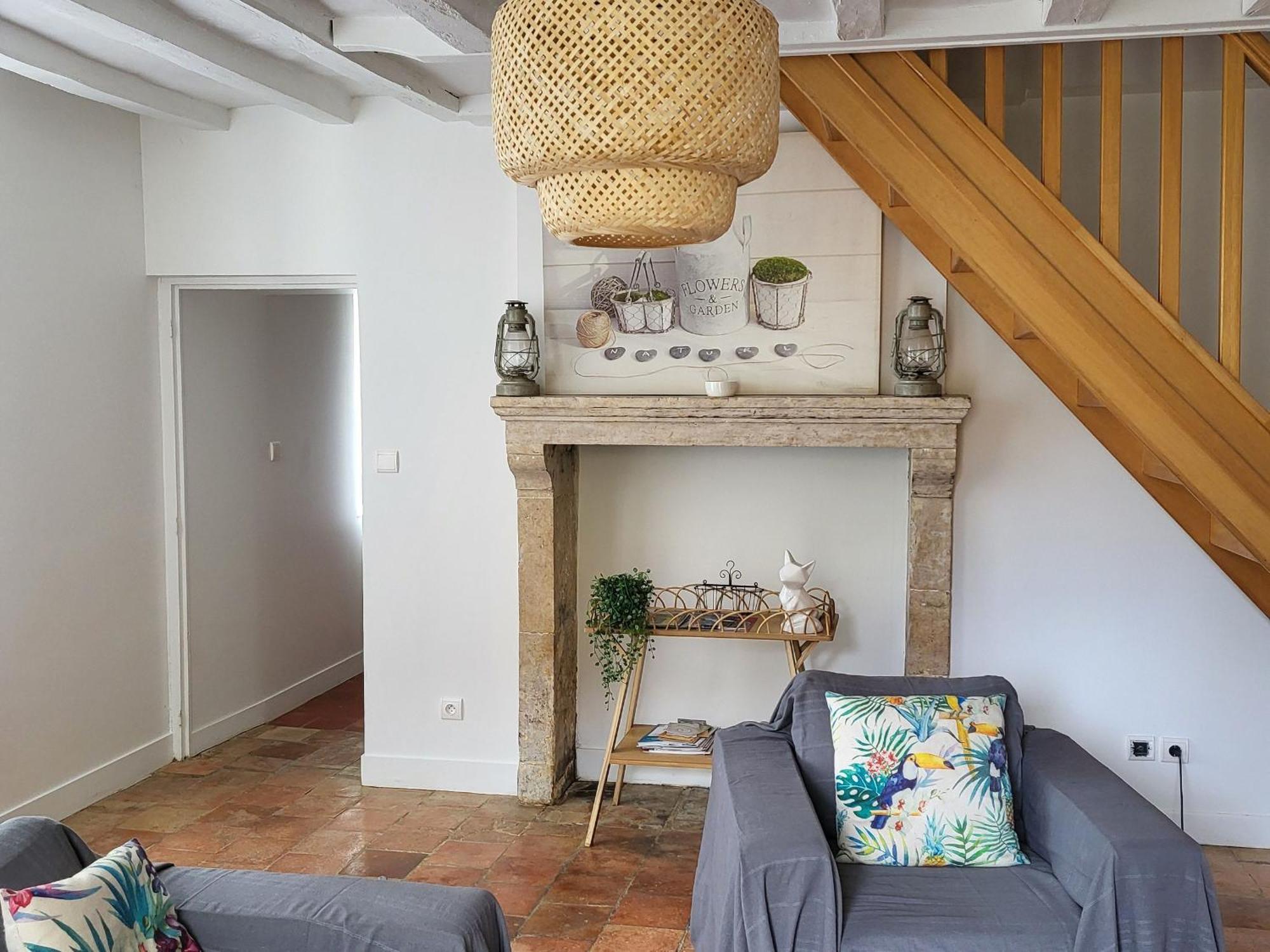 Maison De Village Avec Jardin, Parc Prive Et Box Fibre, Animaux Bienvenus, A 15 Min Du Mans - Fr-1-410-333 Mezieres-sous-Lavardin Exterior photo